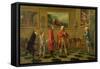 A Caricature Group in Florence, C.1760-Thomas Patch-Framed Stretched Canvas