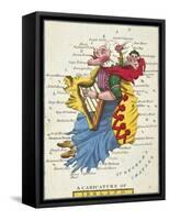 A Caricature of Ireland, 1808-null-Framed Stretched Canvas