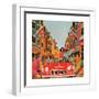 A Carnaby Scene, from 'Carnaby Street' by Tom Salter, 1970-Malcolm English-Framed Giclee Print