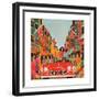 A Carnaby Scene, from 'Carnaby Street' by Tom Salter, 1970-Malcolm English-Framed Giclee Print