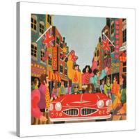 A Carnaby Scene, from 'Carnaby Street' by Tom Salter, 1970-Malcolm English-Stretched Canvas