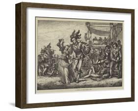 A Carnival in the Middle Ages-null-Framed Giclee Print