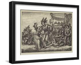 A Carnival in the Middle Ages-null-Framed Giclee Print