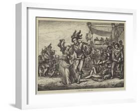 A Carnival in the Middle Ages-null-Framed Giclee Print