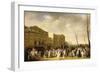 A Carnival on the Boulevard Du Crime, 1832-Louis Leopold Boilly-Framed Giclee Print