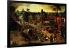 A Carnival on the Feast Day of St. George in a Village Near Antwerp-Abel Grimmer-Framed Giclee Print