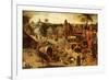 A Carnival on the Feastday of Saint George in a Village Near Antwerp-Abel Grimmer-Framed Giclee Print