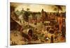 A Carnival on the Feastday of Saint George in a Village Near Antwerp-Abel Grimmer-Framed Giclee Print