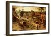 A Carnival on the Feastday of Saint George in a Village Near Antwerp-Abel Grimmer-Framed Giclee Print