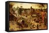 A Carnival on the Feastday of Saint George in a Village Near Antwerp-Abel Grimmer-Framed Stretched Canvas