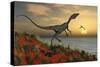 A Carnivorous Compsognathus Dinosaur-null-Stretched Canvas