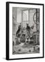 A Carpenter and His Client in an 18th Century French Carpenter's Workshop-null-Framed Giclee Print