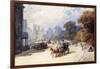 A Carriage at Hyde Park Corner, London, (Pencil, W/C, Bodycolour Heightened with White)-Eugene-Louis Lami-Framed Giclee Print