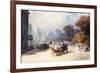 A Carriage at Hyde Park Corner, London, (Pencil, W/C, Bodycolour Heightened with White)-Eugene-Louis Lami-Framed Giclee Print