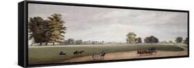 A Carriage in the Park at Luton being met by Riders and Frisking Foals-Paul Sandby-Framed Stretched Canvas