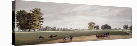 A Carriage in the Park at Luton being met by Riders and Frisking Foals-Paul Sandby-Stretched Canvas