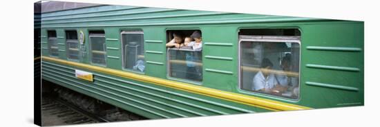 A Carriage on the Trans-Siberian Express Train, Siberia, Russia, Europe-Bruno Morandi-Stretched Canvas