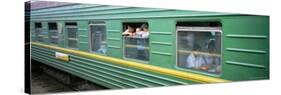 A Carriage on the Trans-Siberian Express Train, Siberia, Russia, Europe-Bruno Morandi-Stretched Canvas