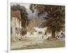 A Cart by a Village Inn, 1878-Helen Allingham-Framed Giclee Print