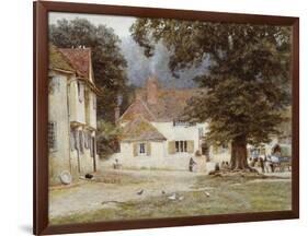 A Cart by a Village Inn, 1878-Helen Allingham-Framed Giclee Print