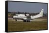 A Casa Cn-235 Aircraft under Contract for the U.S. Armed Forces-null-Framed Stretched Canvas
