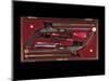 A Cased Pair of 'Best' Percussion Multigroove-Rifled Target Pistols-English School-Mounted Giclee Print