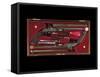 A Cased Pair of 'Best' Percussion Multigroove-Rifled Target Pistols-English School-Framed Stretched Canvas