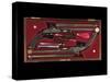 A Cased Pair of 'Best' Percussion Multigroove-Rifled Target Pistols-English School-Stretched Canvas