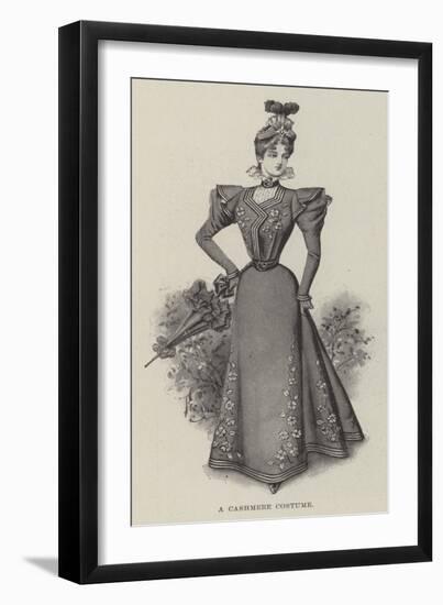 A Cashmere Costume-null-Framed Giclee Print