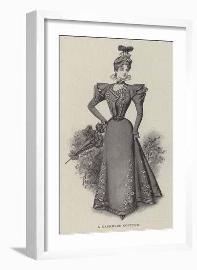 A Cashmere Costume-null-Framed Giclee Print