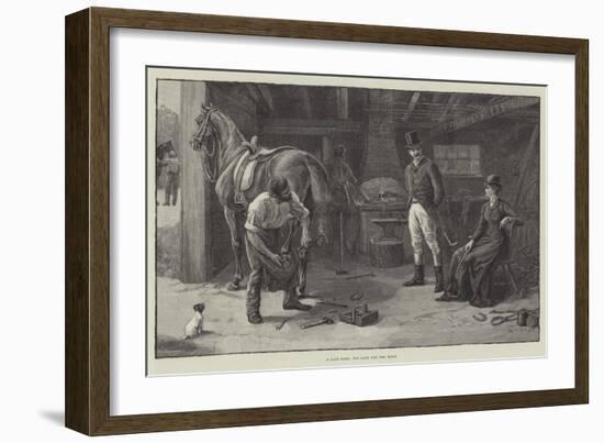 A Cast Shoe, Too Late for the Meet-S.t. Dadd-Framed Giclee Print