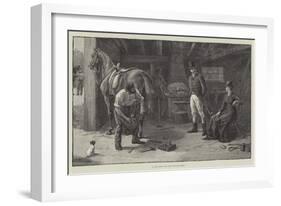 A Cast Shoe, Too Late for the Meet-S.t. Dadd-Framed Giclee Print