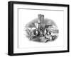 A Casting-Pit of a Bell Foundry, C. 1830-null-Framed Giclee Print