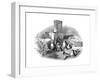 A Casting-Pit of a Bell Foundry, C. 1830-null-Framed Giclee Print