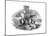 A Casting-Pit of a Bell Foundry, C. 1830-null-Mounted Giclee Print