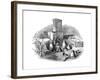 A Casting-Pit of a Bell Foundry, C. 1830-null-Framed Giclee Print