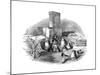 A Casting-Pit of a Bell Foundry, C. 1830-null-Mounted Giclee Print