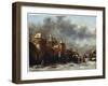 A Castle at the River Bank, 17th Century-Klaes Molenaer-Framed Giclee Print