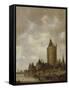 A Castle by a River, 1647-Jan Van Goyen-Framed Stretched Canvas