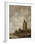 A Castle by a River, 1647-Jan Van Goyen-Framed Giclee Print