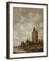 A Castle by a River, 1647-Jan Van Goyen-Framed Giclee Print