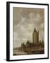 A Castle by a River, 1647-Jan Van Goyen-Framed Giclee Print