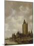 A Castle by a River, 1647-Jan Van Goyen-Mounted Giclee Print