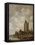 A Castle by a River, 1647-Jan Van Goyen-Framed Stretched Canvas