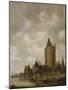 A Castle by a River, 1647-Jan Van Goyen-Mounted Giclee Print