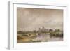 'A Castle by a River', c1851, (1938)-Alfred Vickers-Framed Giclee Print