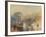 A Castle in the Val d'Aosta, Italy-J. M. W. Turner-Framed Giclee Print