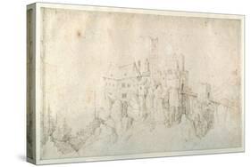 A Castle on a Crag-Roelandt Jacobsz. Savery-Stretched Canvas