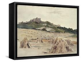 A Castle on a Hill-John Absolon-Framed Stretched Canvas
