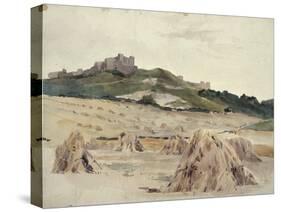 A Castle on a Hill-John Absolon-Stretched Canvas